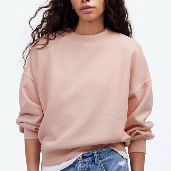 Madewell Relaxed Mockneck Sweatshirt - Picture 2 of 8